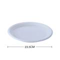 Biodegradable plates 9 inch Biodegradable Disposable Plastic Corn Starch Compostable Meat Tray